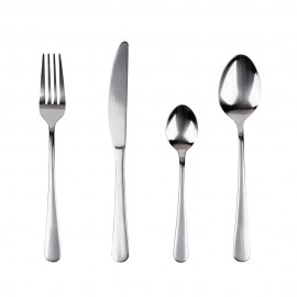 Cuberteria 24 piezas de acero inoxidable reciclado brillo natur sg7765 san ignacio