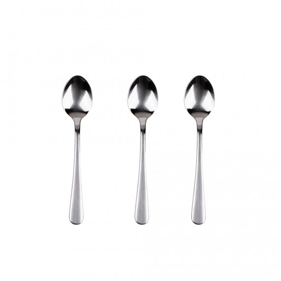 Set 3 unid. cucharilla de acero inoxidable reciclado brillo natur sg7768 san ignacio