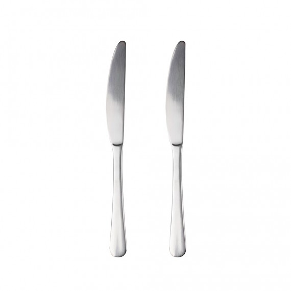 Set 2 unid. cuchillo de acero inoxidable reciclado brillo natur sg7769 san ignacio