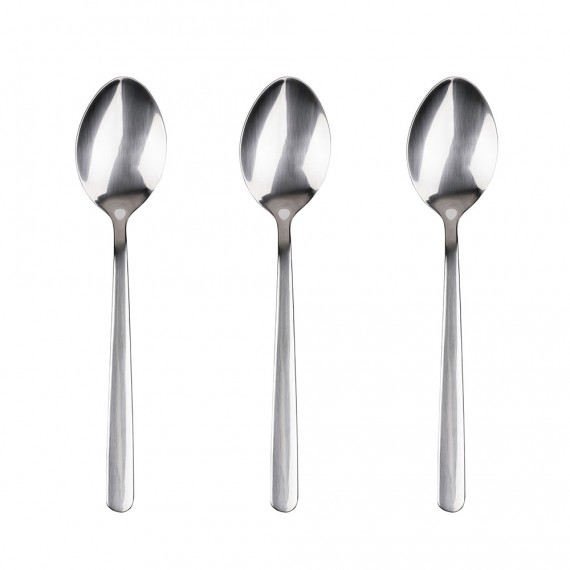 Set 3 unid. cuchara acero inoxidable reciclado brillo earth sg7777 san ignacio