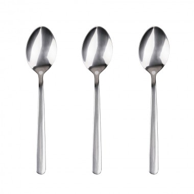 Set 3 unid. cuchara acero inoxidable reciclado brillo earth sg7777 san ignacio