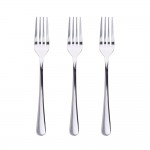 Set 3 unid. tenedores de postre de acero inoxidable brillo natur sg7781 san ignacio