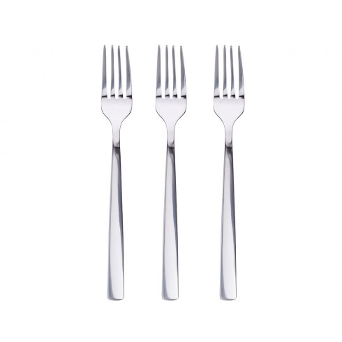 Set 3 unid. tenedores para postre de acero inoxidable brillo earth sg7782 san ignacio
