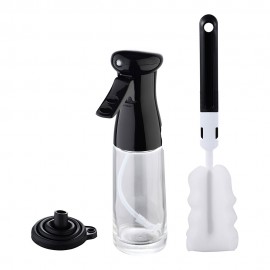 Botella de aceite + cepillo + embudo de silicona