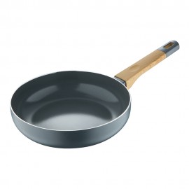Sarten de aluminio prensado ind earth grey ø28 cm