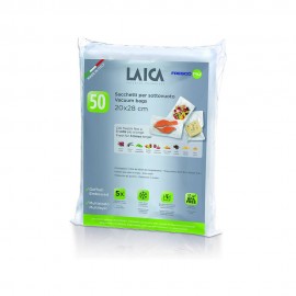 Paquete de 50 bolsas de conservacion al vacio 20 x 28 cm