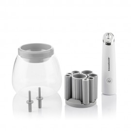 Limpiador y secador automático de brochas de maquillaje