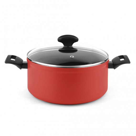Olla maxima + tapa roja aluminio 3004 fagor ø20x10cm