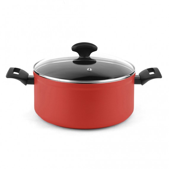 Olla maxima + tapa roja aluminio 3004 fagor ø24x11cm