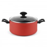 Olla maxima + tapa roja aluminio 3004 fagor ø24x11cm