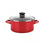 Olla optimax + tapa roja acero aisi 430 fagor ø18x10cm