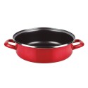 Tartera optimax ø26cm roja acero esmaltado aisi 430 fagor