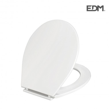 Tapa wc top - blanca - 1390gr - con tornillos - edm