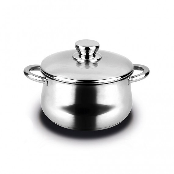 Olla inoxidable silverinox 6,8l + tapa acero inoxidable 18/10 fagor ø24x15cm