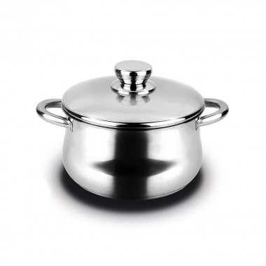 Olla inoxidable silverinox 6,8l + tapa acero inoxidable 18/10 fagor ø24x15cm