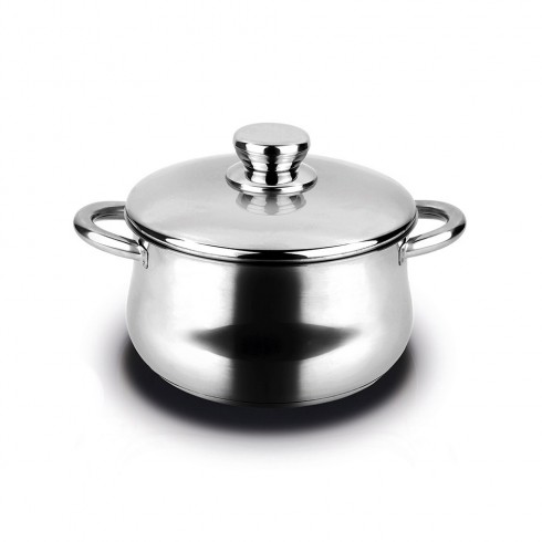 Olla inoxidable silverinox 6,8l + tapa acero inoxidable 18/10 fagor ø24x15cm