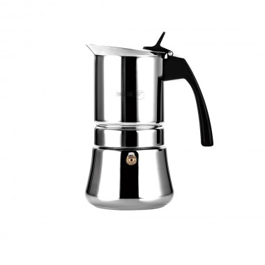 Cafetera etnica 6 tazas acero inoxidable 18/10 fagor