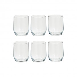 Set 6 vasos de agua de cristal coleccion paol 31,5cl