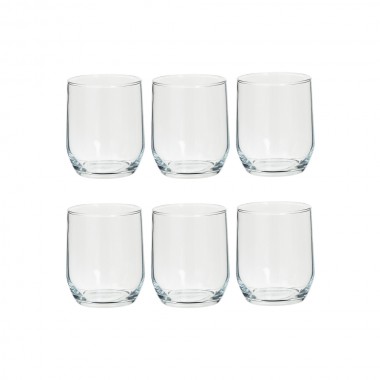 Set 6 vasos de agua de cristal coleccion paol 31,5cl