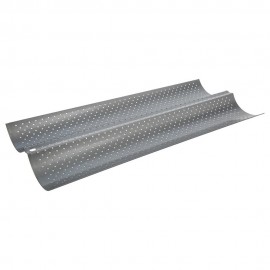 Moldes perforados para baguette 38 x 16 cm 2 uds