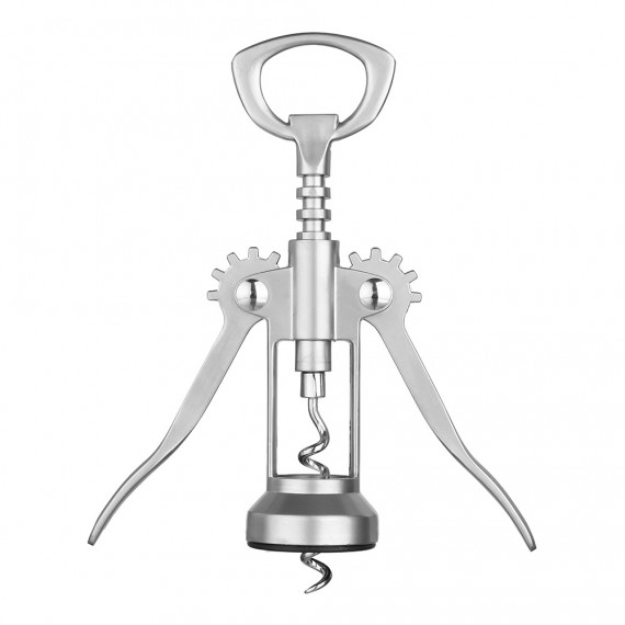 Sacacorchos deluxe acero inoxidable modelo charles de gaules 15cm