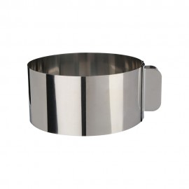 Molde para emplatar inoxidable extensible ø16 - 30 cm