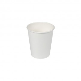 Pack con 30 unid. vasos de cartón blancos 120cc best products green