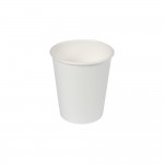 Pack con 50 unid. vasos de cartón blancos 200cc best products green