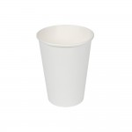 Pack con 12 unid. vasos de cartón blancos 330cc best products green