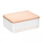 Caja metalica para infusiones para 100 unid. modelo scandi nature