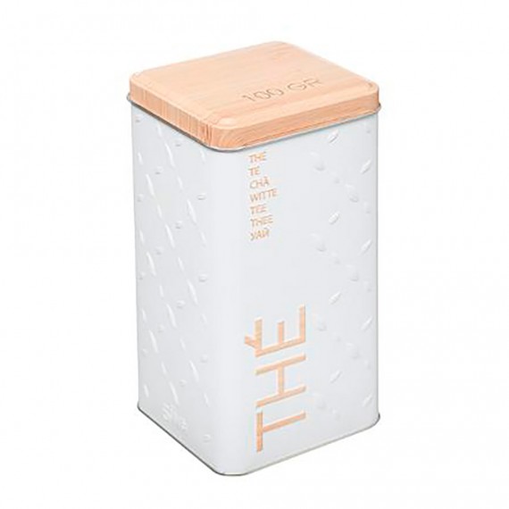 Caja metalica para té 100g modelo scandi nature