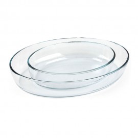 Set 2 bandejas ovaladas para horno