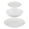 Vajilla 18 piezas color blanco