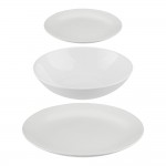 Vajilla 18 piezas color blanco