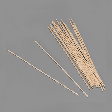 Blister 100 pinchos de madera higienicos de 250x2mm