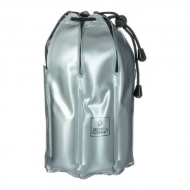 Enfriador plateado para botellas
