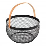 Cesta de malla retro ø29cm colección 'noir kitchen'
