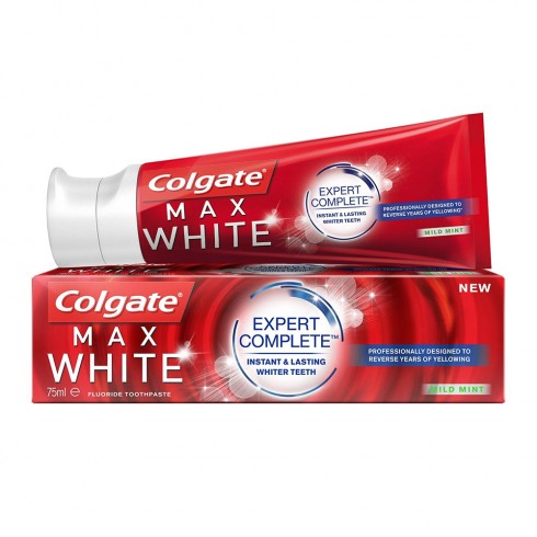 ult.unidades*pasta de dientes colgate max white expert complete 75ml