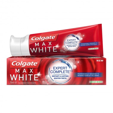 Pasta de dientes colgate max white expert complete 75ml