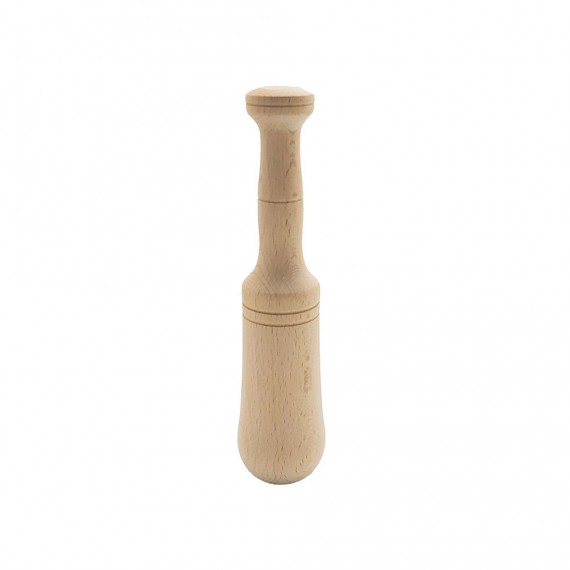 Maza de mortero de madera 20cm 30357 flackelmann