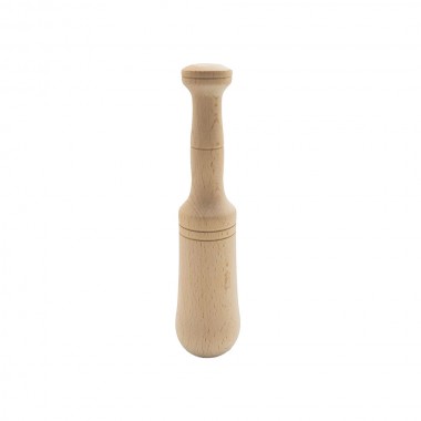 Maza de mortero de madera 20cm 30357 flackelmann