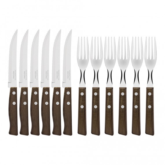 Juego para asado 12 piezas tradicional tramontina