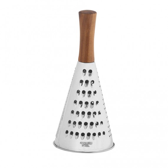 Rallador inox/acacia ø10,5x24cm cc68027 andrea house