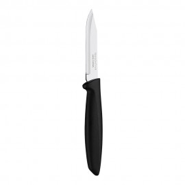 Cuchillo para legumbres y frutas plenus negro 7,7 cm blister