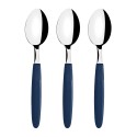Juego de cucharas de mesa 3 piezas ipanema azul 19cm tramontina