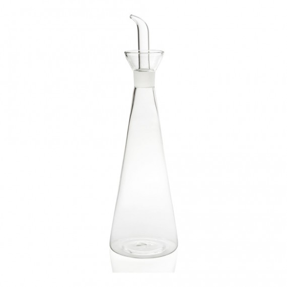 Aceitera de vidrio ø8x28,5cm 500ml ms64322 andrea house