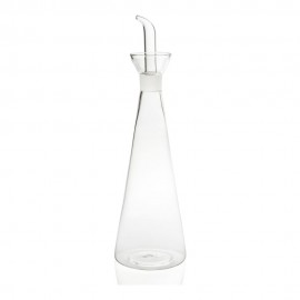 Aceitera de vidrio ø8x28,5cm 500ml ms64322 andrea house