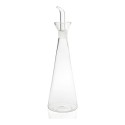 Aceitera de vidrio ø8x28,5cm 500ml ms64322 andrea house