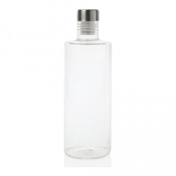 Botella de vidrio redonda ø8x33,5cm 1,5l ms64325 andrea house