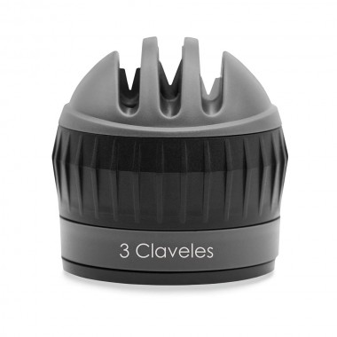 Afilador cuchillos 3 pasos ventosa 3 claveles